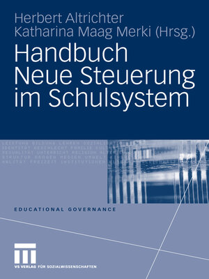 cover image of Handbuch Neue Steuerung im Schulsystem